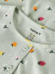 NAME IT Kortærmet Kjole Vemia Pale Aqua Fruit